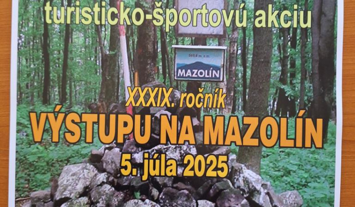 Fotka - Pozvánka na 39 ročník výstupu na vrh Mazolin.